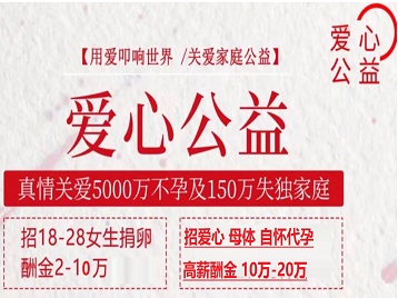 乌审捐卵助孕生子 爱心志愿者招募
